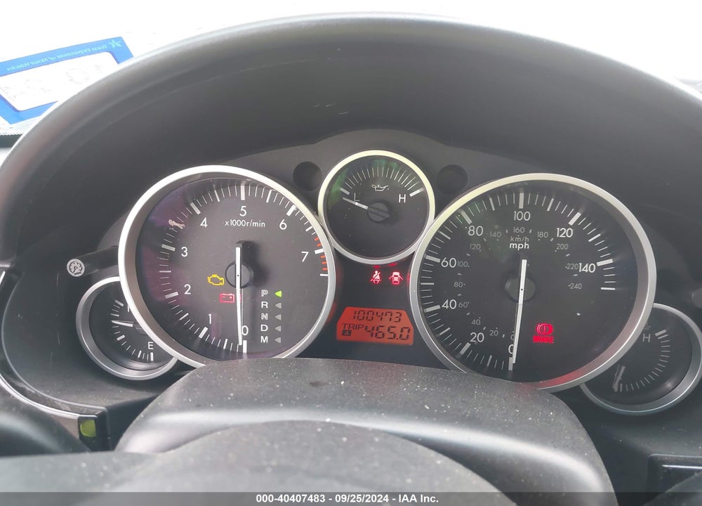 2008 MAZDA MX-5 MIATA VIN: JM1NC25F780147501