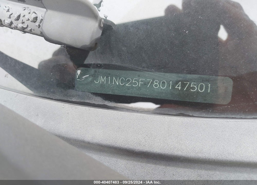2008 MAZDA MX-5 MIATA VIN: JM1NC25F780147501