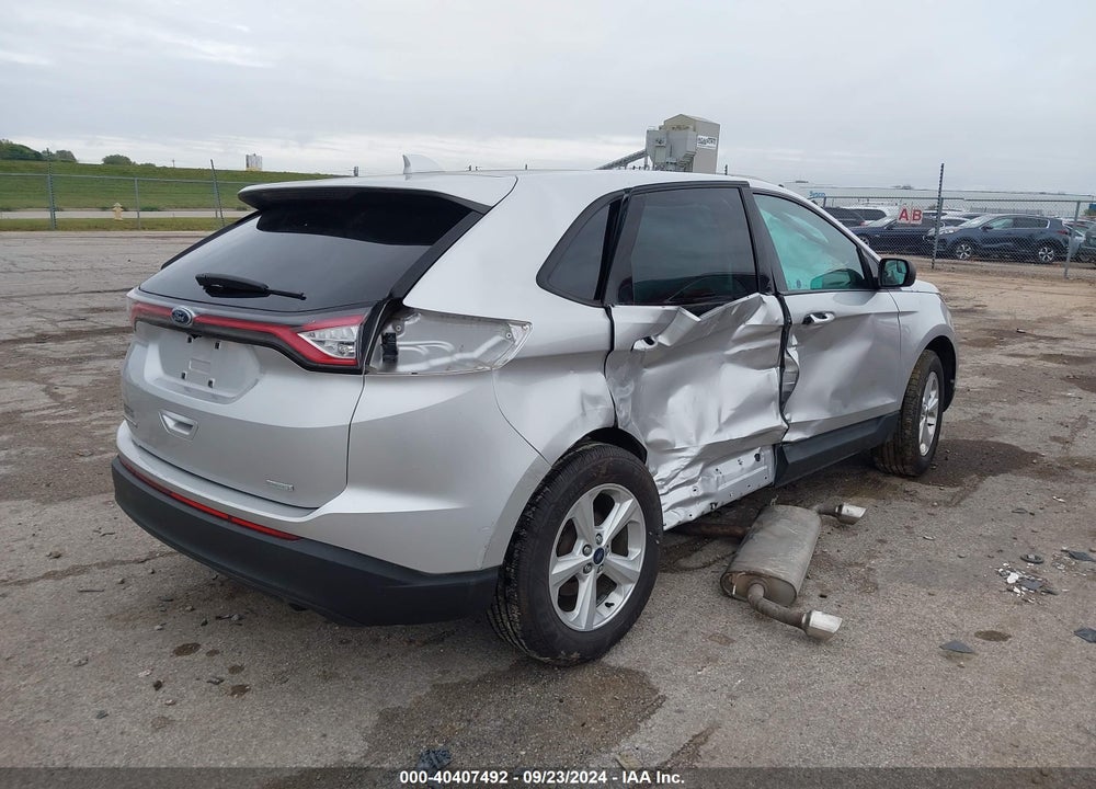 2015 FORD EDGE SE VIN: 2FMTK3G99FBC22665