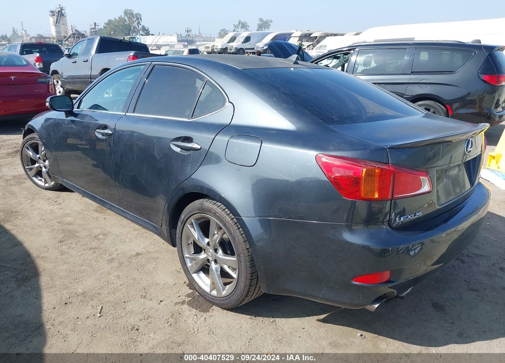 2009 LEXUS IS 250 VIN: JTHBK262395102897