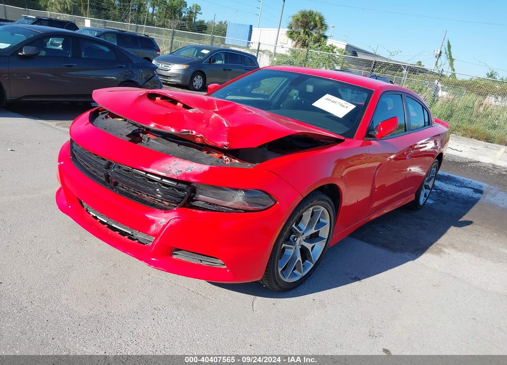 2022 DODGE CHARGER GT RWD VIN: 2C3CDXHG7NH182881