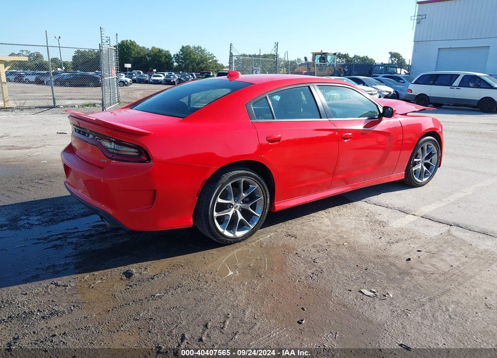 2022 DODGE CHARGER GT RWD VIN: 2C3CDXHG7NH182881