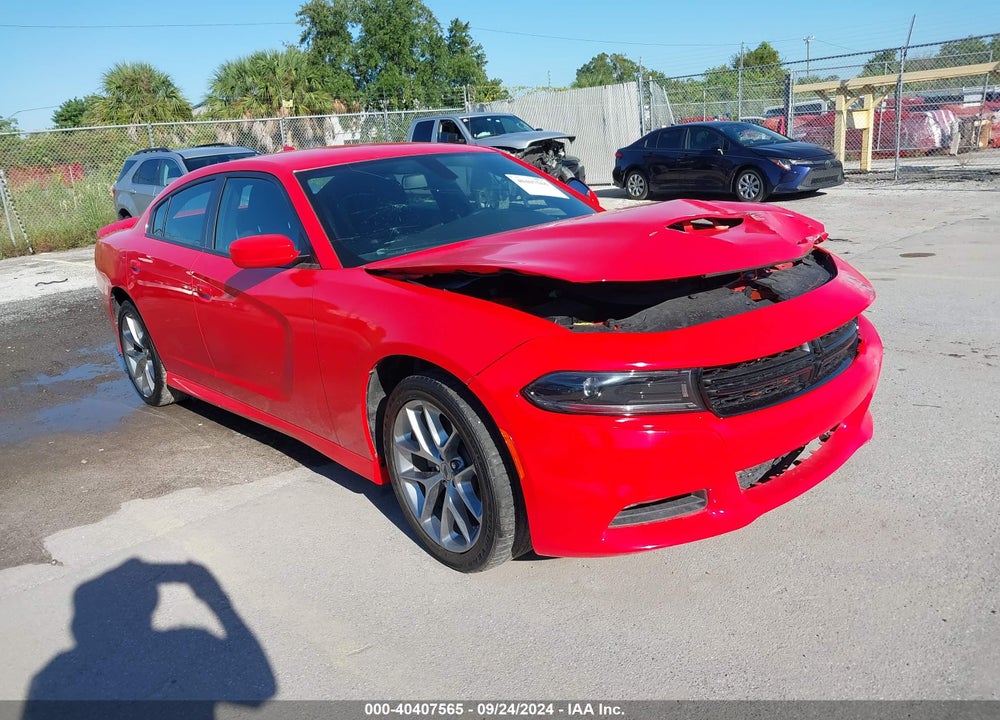 2022 DODGE CHARGER GT RWD VIN: 2C3CDXHG7NH182881