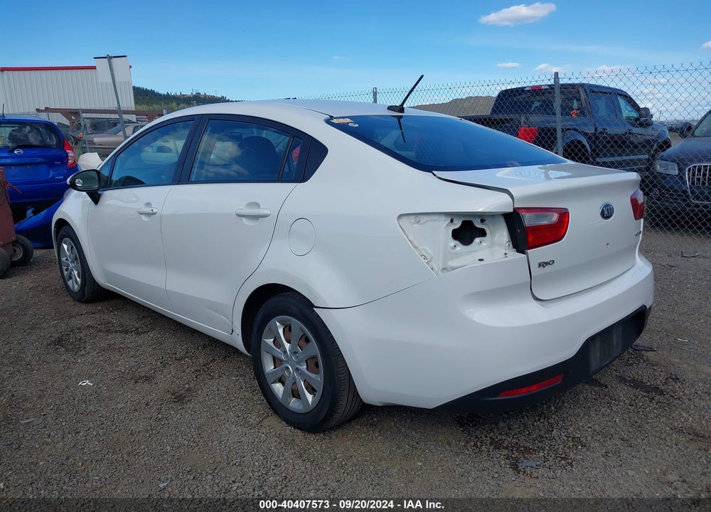 2013 KIA RIO EX VIN: KNADN4A33D6213771