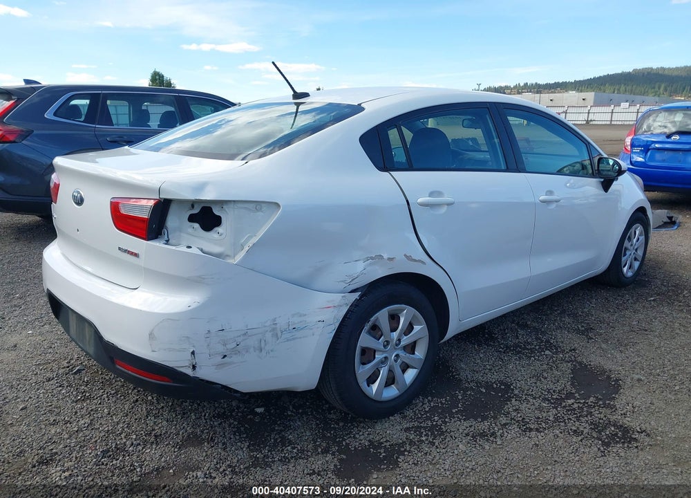 2013 KIA RIO EX VIN: KNADN4A33D6213771