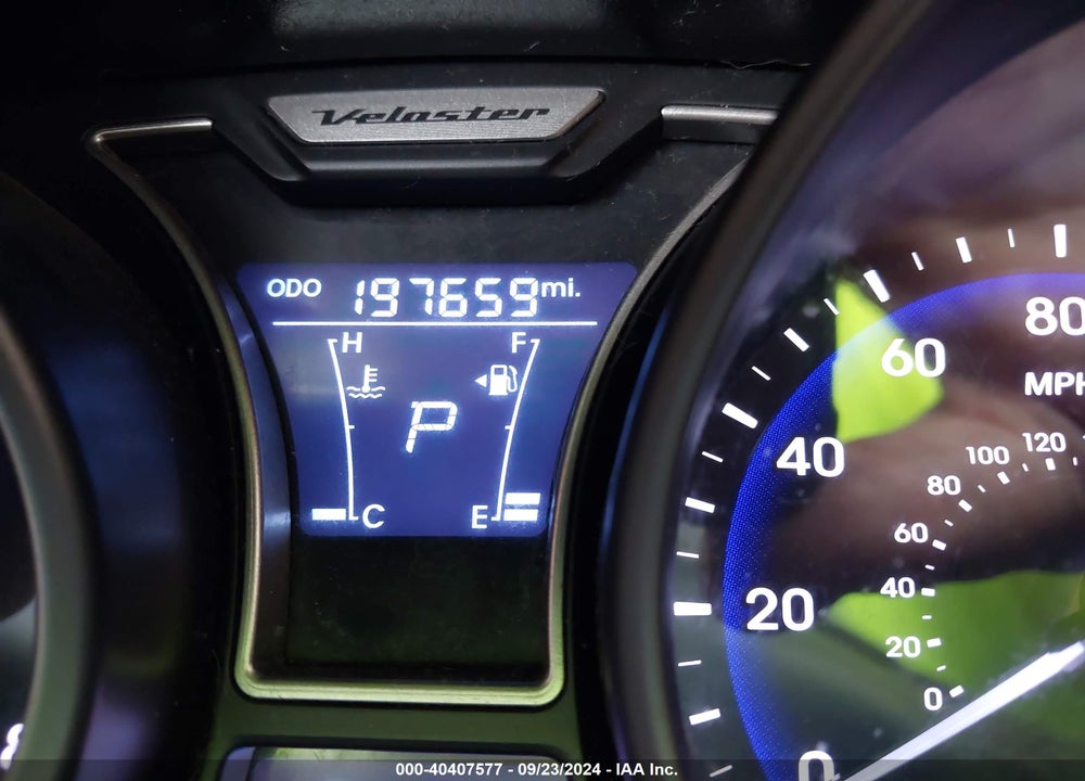 2013 HYUNDAI VELOSTER TURBO W/BLACK VIN: KMHTC6AE9DU170854