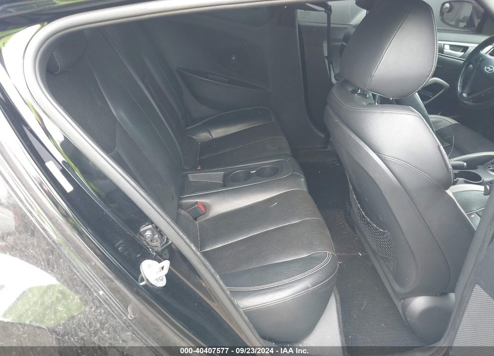 2013 HYUNDAI VELOSTER TURBO W/BLACK VIN: KMHTC6AE9DU170854