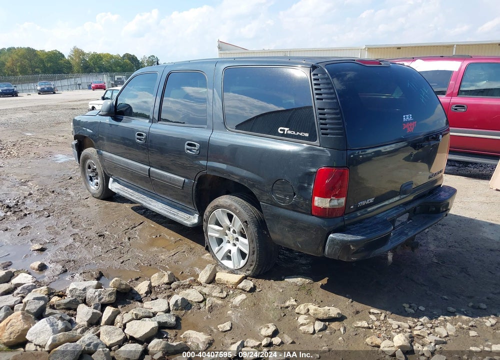 2005 CHEVROLET TAHOE LS VIN: 1GNEK13T95R148430