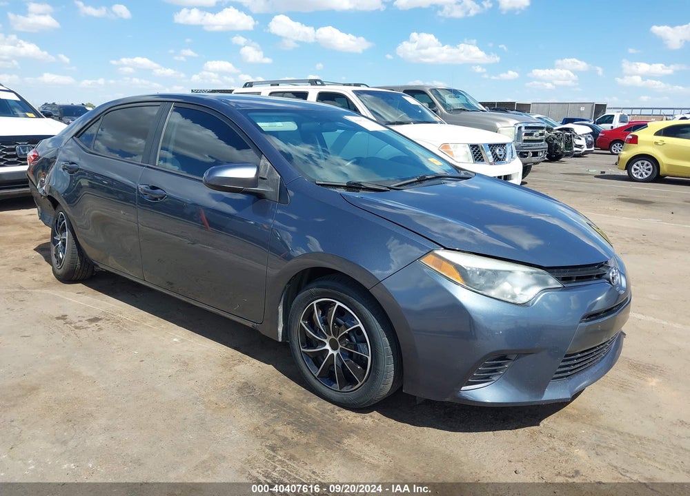 2016 TOYOTA COROLLA LE VIN: 2T1BURHE9GC707678