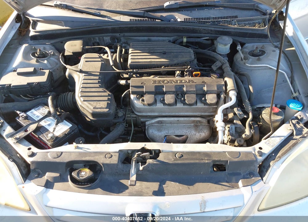 2001 HONDA CIVIC LX VIN: 2HGES16501H615414