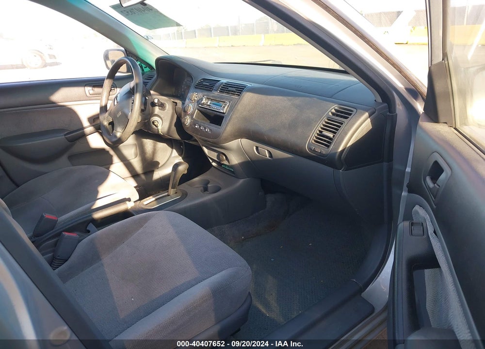 2001 HONDA CIVIC LX VIN: 2HGES16501H615414
