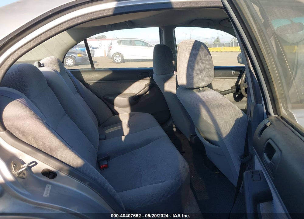 2001 HONDA CIVIC LX VIN: 2HGES16501H615414