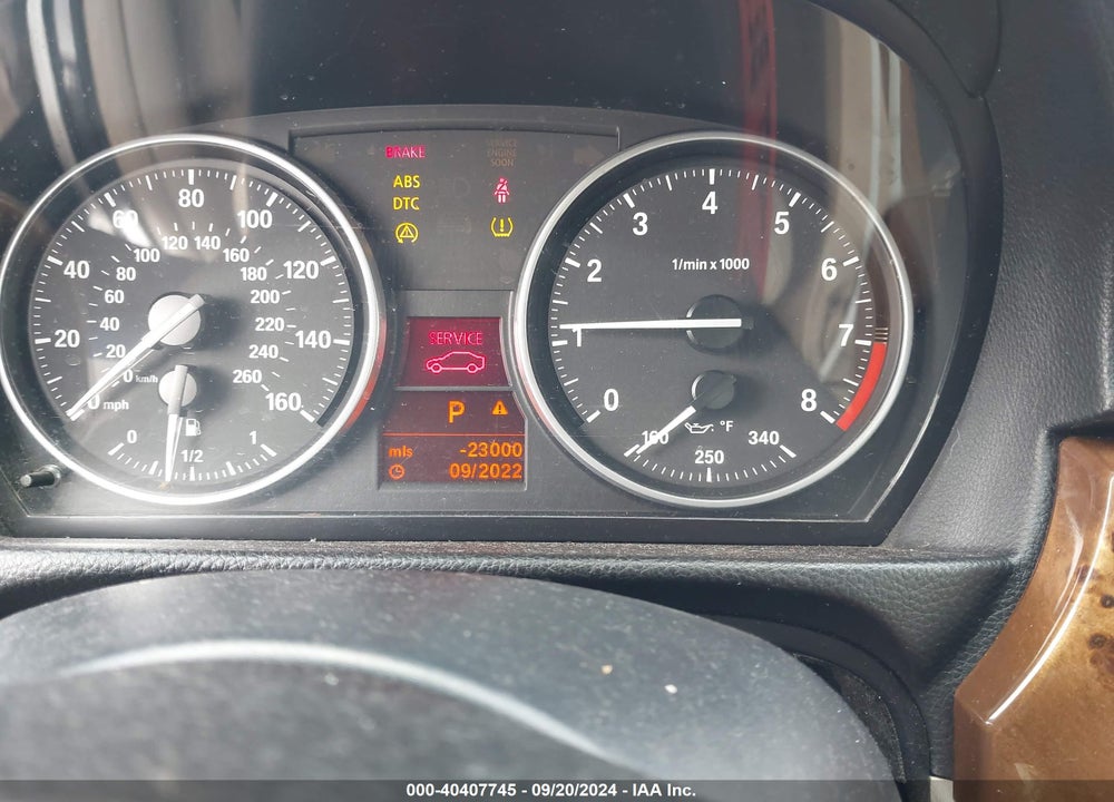 2008 BMW 328I VIN: WBAWV135X8P118663