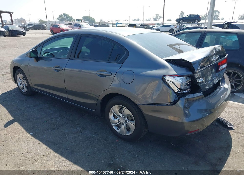 2013 HONDA CIVIC LX VIN: 19XFB2F54DE286936