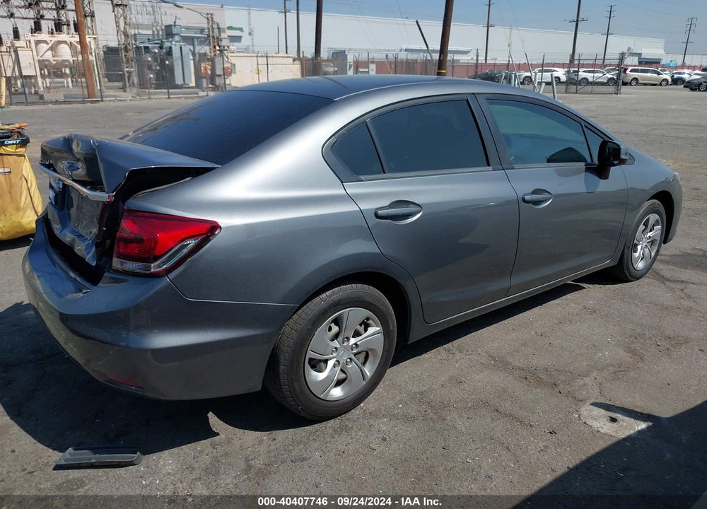 2013 HONDA CIVIC LX VIN: 19XFB2F54DE286936