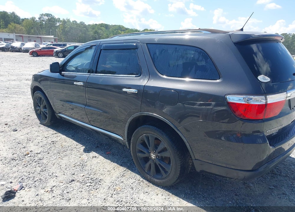 2011 DODGE DURANGO VIN: 1D4RE4GG9BC730965