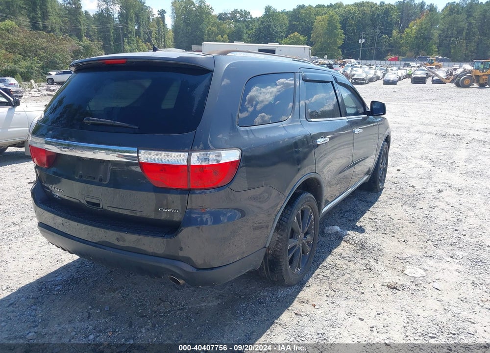2011 DODGE DURANGO VIN: 1D4RE4GG9BC730965