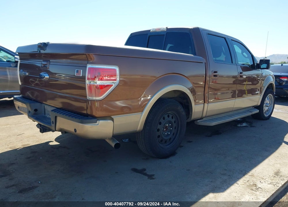 2011 FORD F-150 KING RANCH VIN: 1FTFW1CT2BKD97352