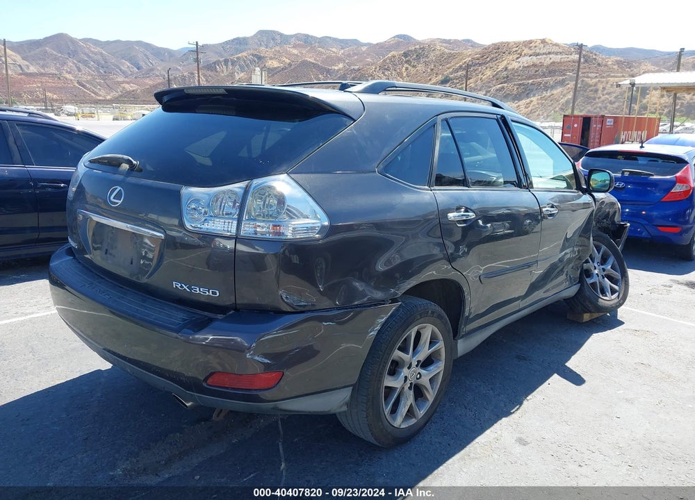 2009 LEXUS RX 350 VIN: 2T2GK31U79C062991