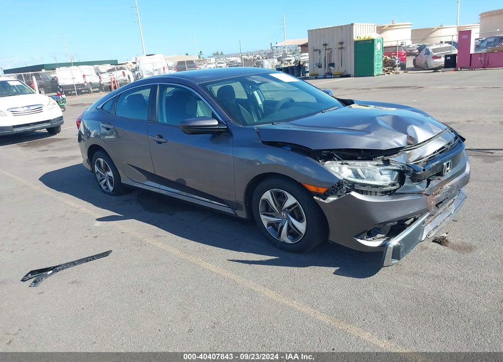 2019 HONDA CIVIC LX VIN: 19XFC2F66KE045902
