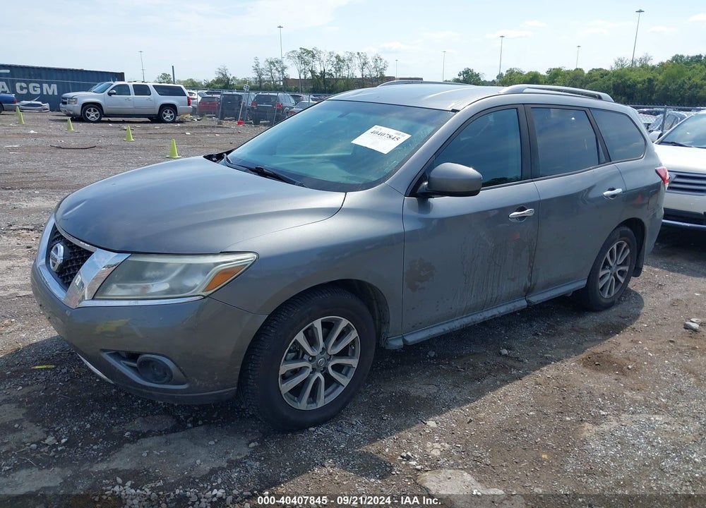 2016 NISSAN PATHFINDER S VIN: 5N1AR2MN8GC658777