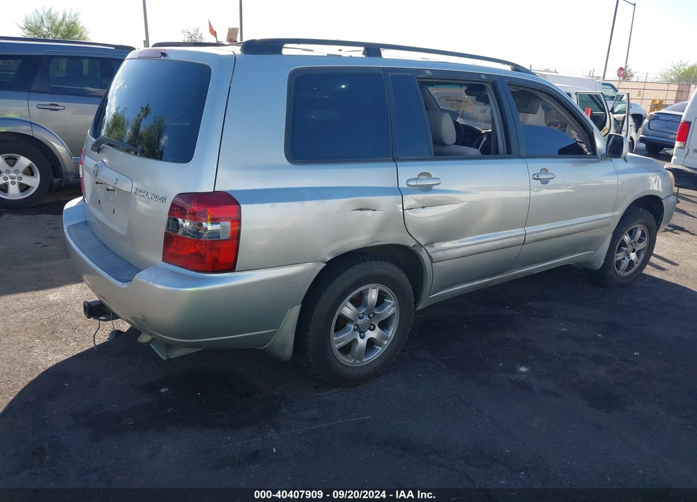 2005 TOYOTA HIGHLANDER V6 VIN: JTEDP21A250054788