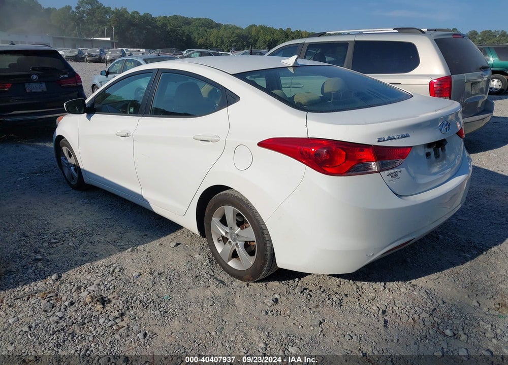 2013 HYUNDAI ELANTRA GLS VIN: 5NPDH4AE8DH341442