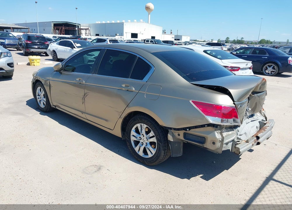 2009 HONDA ACCORD 2.4 LX-P VIN: 1HGCP26479A044228