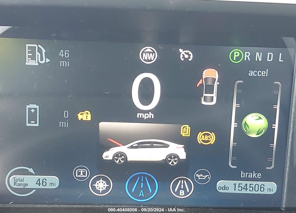 2012 CHEVROLET VOLT VIN: 1G1RH6E43CU120413