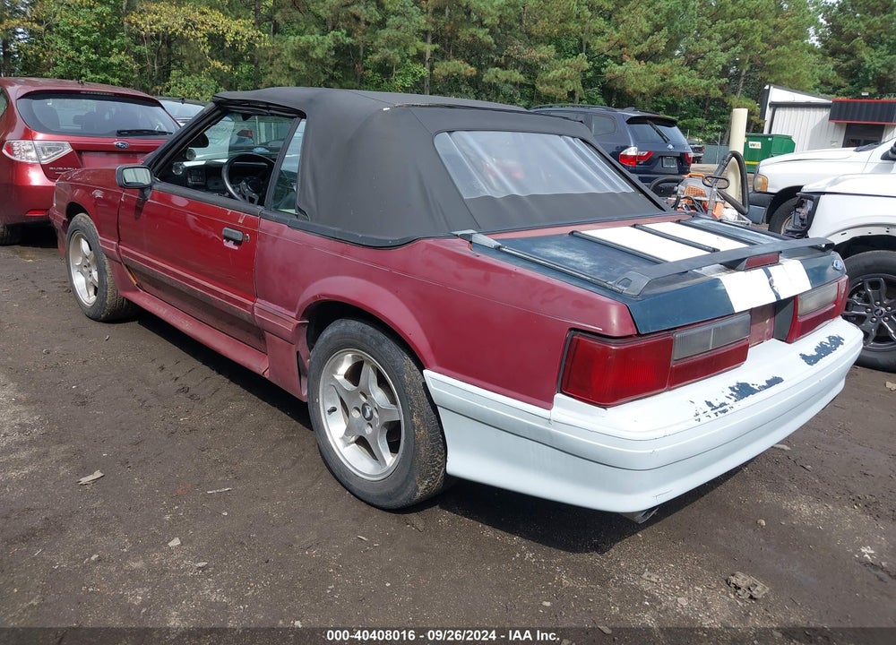 1988 FORD MUSTANG GT VIN: 1FABP45E1JF308315