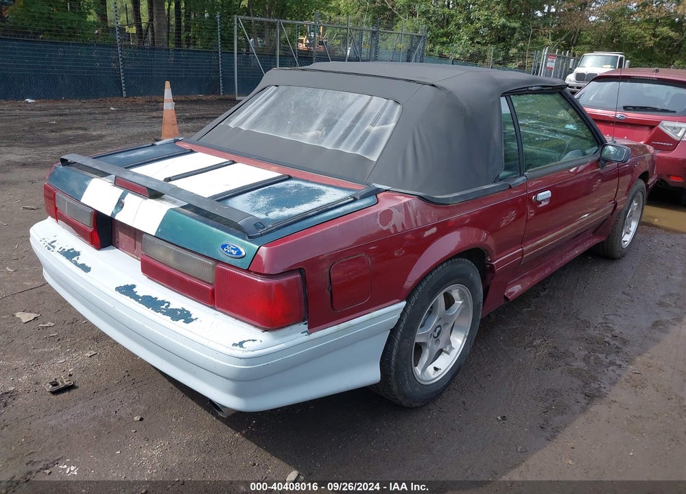 1988 FORD MUSTANG GT VIN: 1FABP45E1JF308315