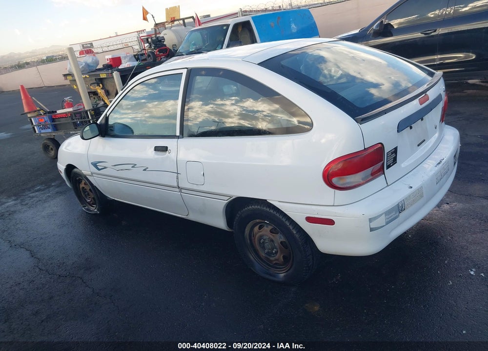 1997 FORD ASPIRE VIN: KNJLT05H5V6232310
