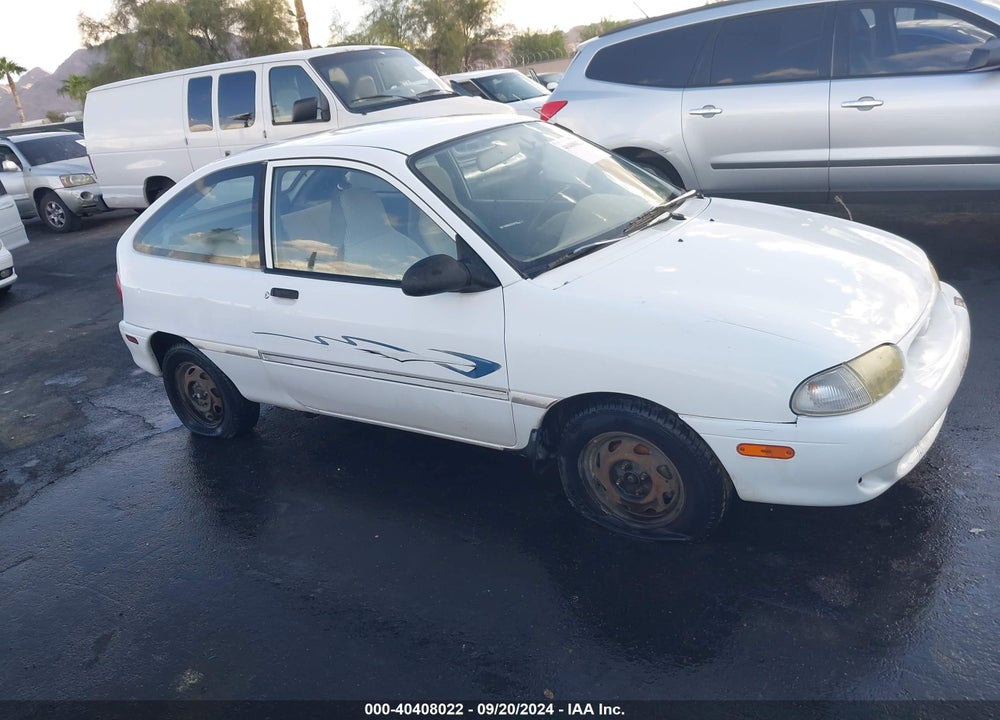 1997 FORD ASPIRE VIN: KNJLT05H5V6232310