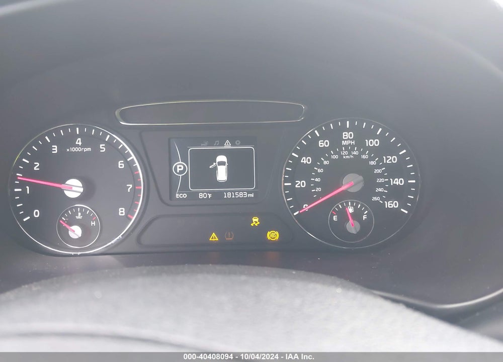 2017 KIA SORENTO 2.4L L VIN: 5XYPG4A3XHG265797