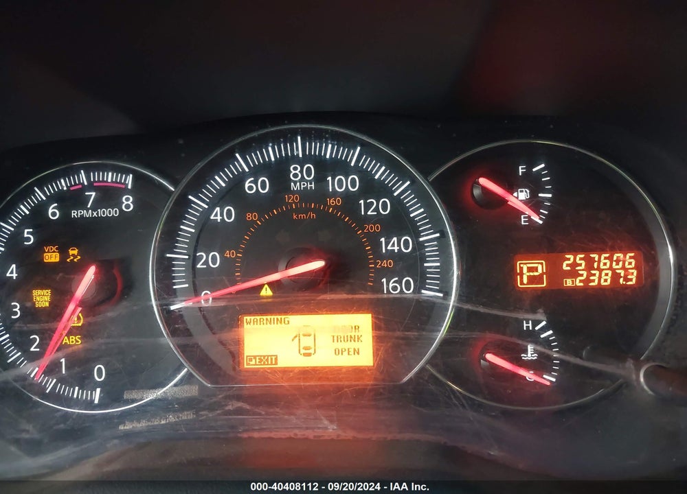 2009 NISSAN MAXIMA 3.5 SV VIN: 1N4AA51E09C819410