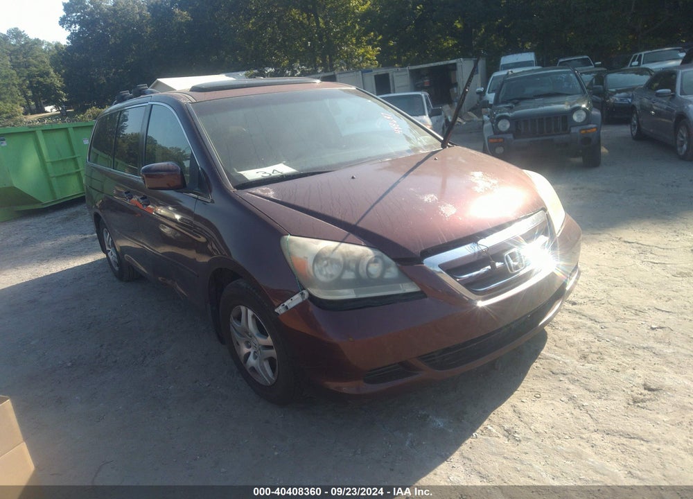 2007 HONDA ODYSSEY EX-L VIN: 5FNRL38727B448687