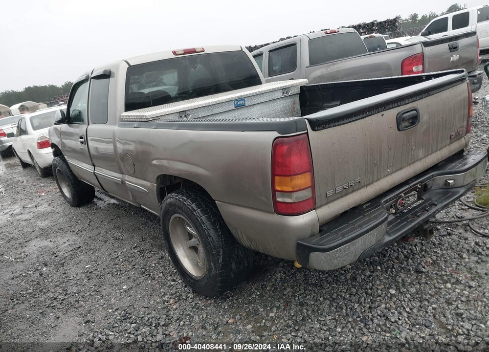 1999 GMC SIERRA 1500 SLE VIN: 2GTEK19T4X1506402