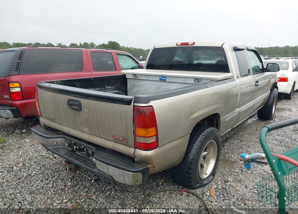1999 GMC SIERRA 1500 SLE VIN: 2GTEK19T4X1506402