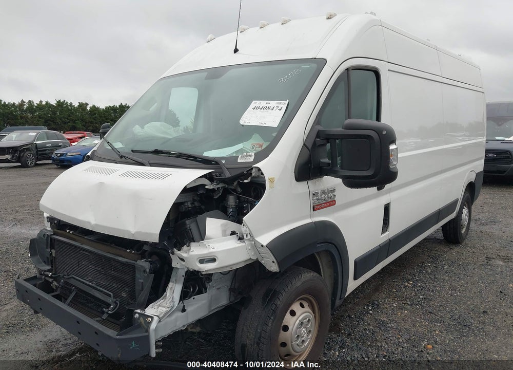 2021 RAM PROMASTER 2500 HIGH ROOF 159 WB VIN: 3C6LRVDG5ME578736