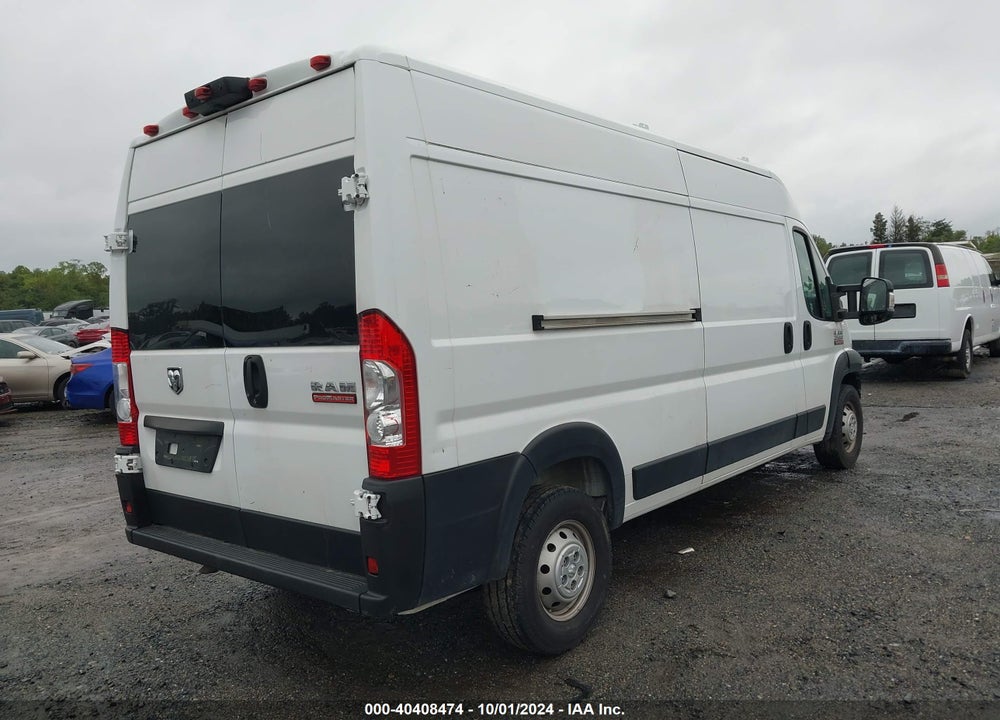 2021 RAM PROMASTER 2500 HIGH ROOF 159 WB VIN: 3C6LRVDG5ME578736