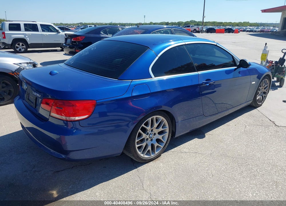 2008 BMW 328I VIN: WBAWR335X8P153719