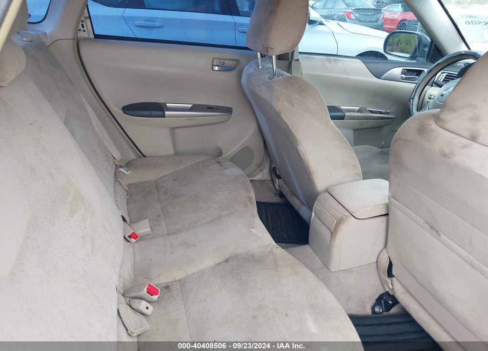 2008 SUBARU IMPREZA 2.5I VIN: JF1GH61678H801525