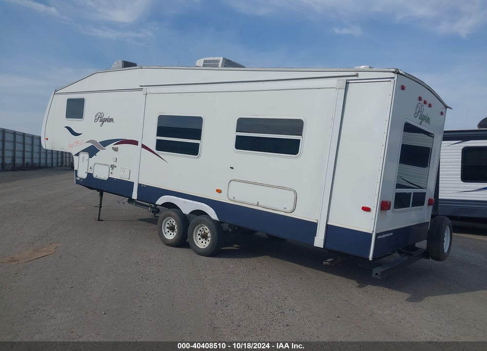 2006 PILGRIM 5TH WHEEL TRAVEL TRAILER VIN: 5L4FF272063012287