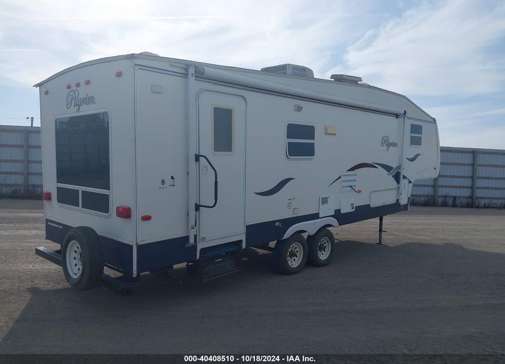 2006 PILGRIM 5TH WHEEL TRAVEL TRAILER VIN: 5L4FF272063012287