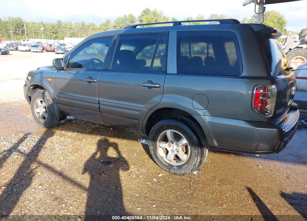 2007 HONDA PILOT EX-L VIN: 5FNYF28617B001174