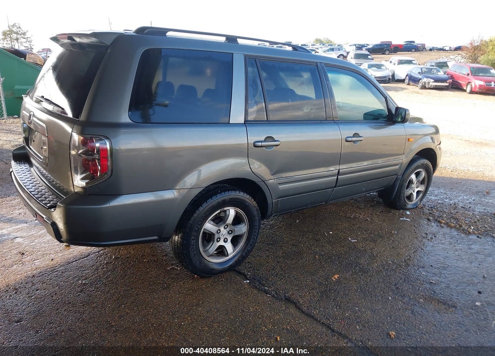 2007 HONDA PILOT EX-L VIN: 5FNYF28617B001174