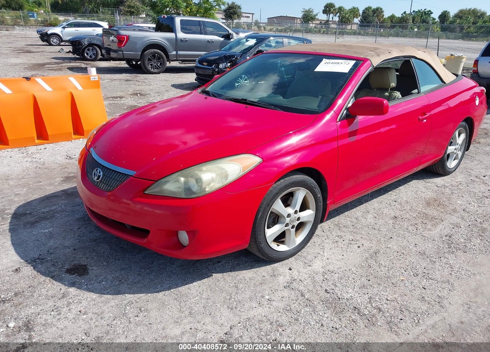 2005 TOYOTA CAMRY SOLARA SLE VIN: 4T1FA38P85U051462