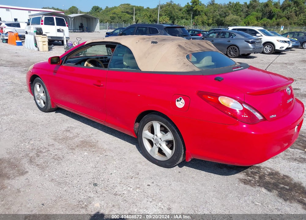 2005 TOYOTA CAMRY SOLARA SLE VIN: 4T1FA38P85U051462