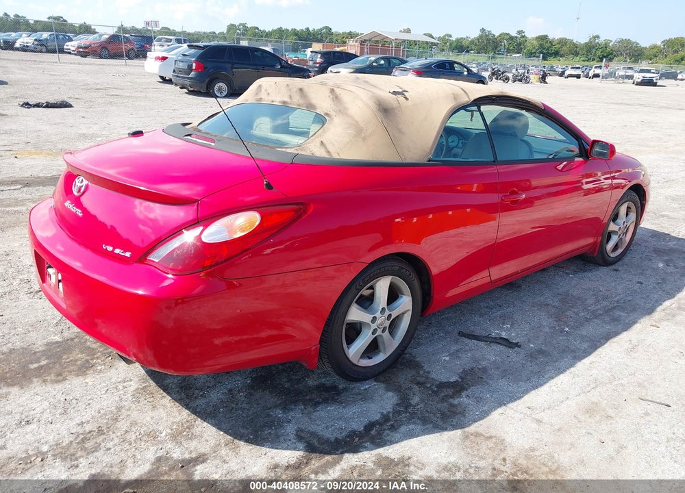 2005 TOYOTA CAMRY SOLARA SLE VIN: 4T1FA38P85U051462