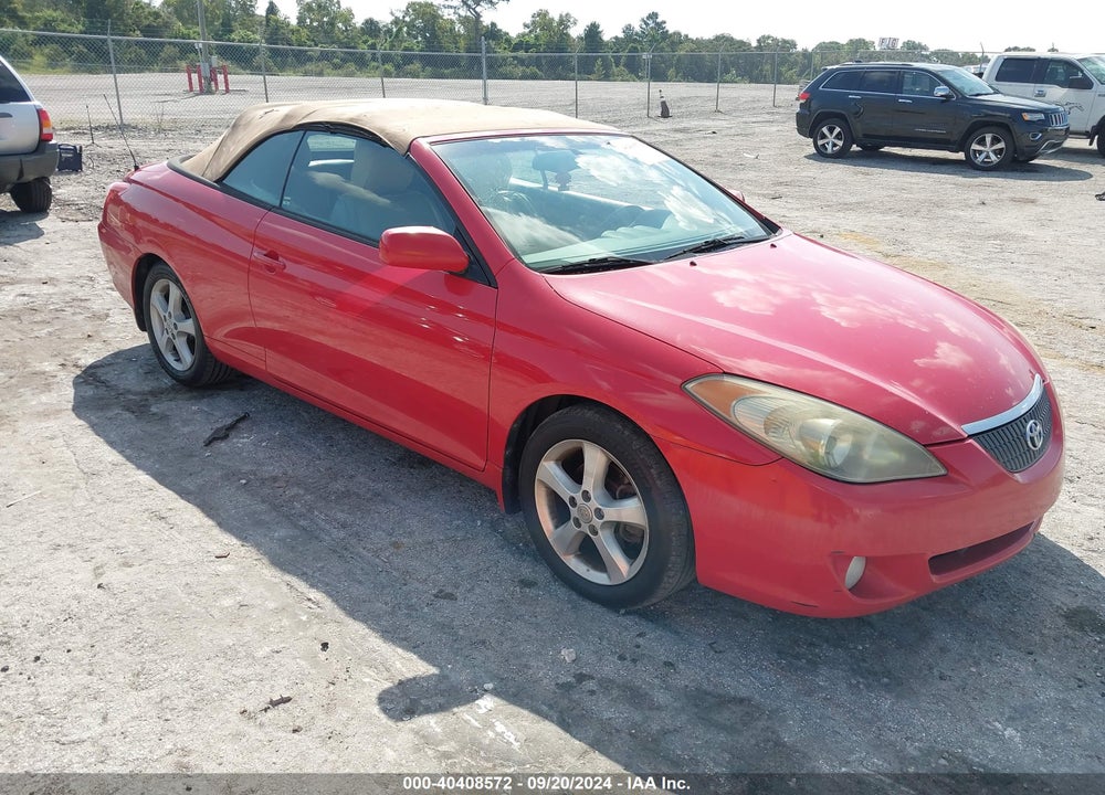 2005 TOYOTA CAMRY SOLARA SLE VIN: 4T1FA38P85U051462
